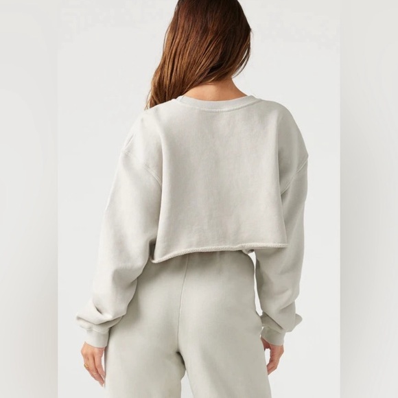 Joah Brown cropped sweatshirt - Picture 2 of 6